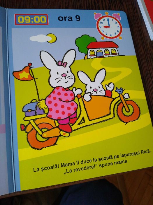 Cărticica copii "Sa învățăm ceasul"