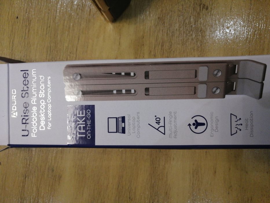 Подставка для ноутбука, алюминевая