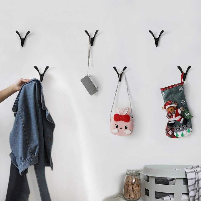 Оптом Крючок вешалка Senator дизайнерский, мебельный настенный, черный