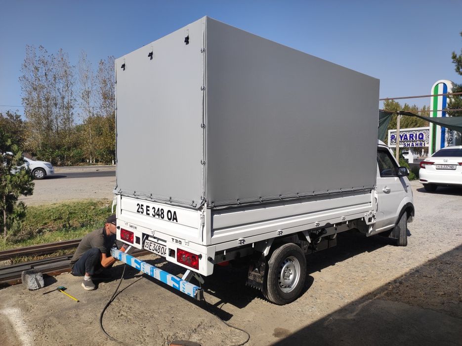 Тент фургон ясаш ва бортга тунука коплаш хизматлари !