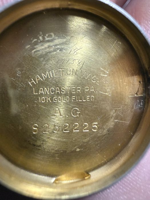 Ceas barbatesc antic hamilton