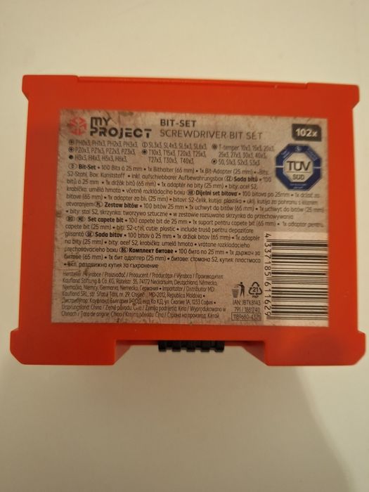 Biț -trusă My Project TÜV