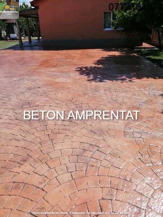 Beton Amprentat Verical