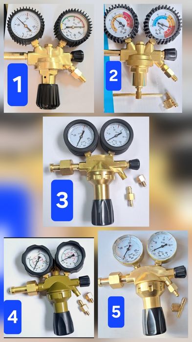 Азот от 10 до 150 Bar редуцир-вентили, редуктори, регулатори