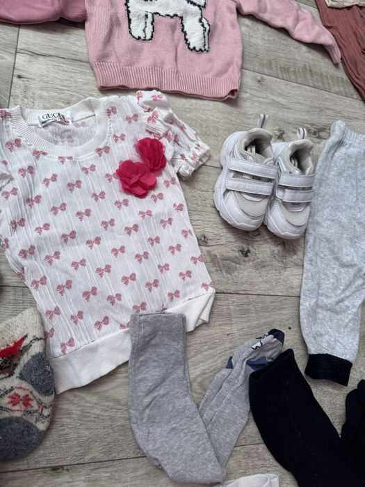 Детская одежда пакетом для девочки до 1,5 года