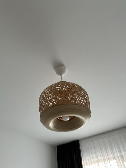 Lustră bambus / ratan stil boho – design modern
