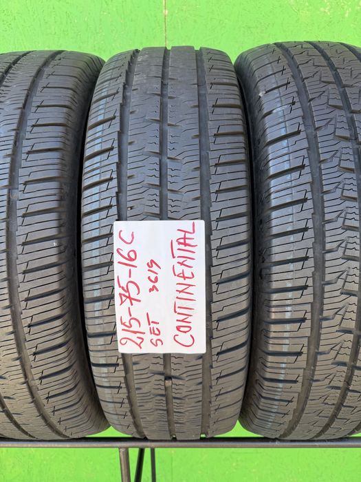 215/75/16C M+S CONTINENTAL Profil 7mm 8mm