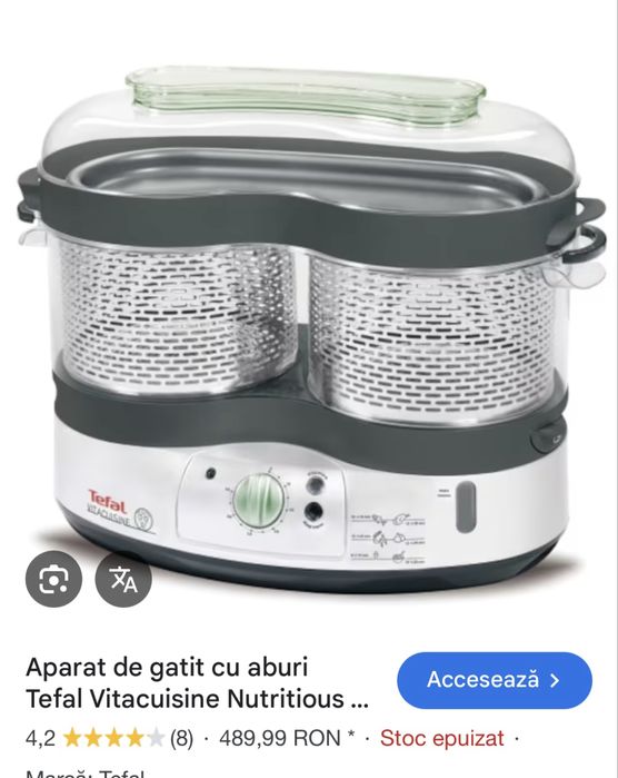 Aparat de gatit la abur Tefal