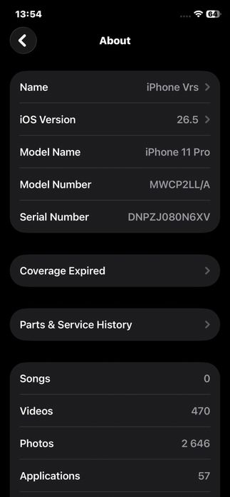 Iphone 11pro 256gb LLA