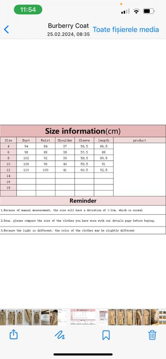 Trench/ Palton impermeabil Burberry