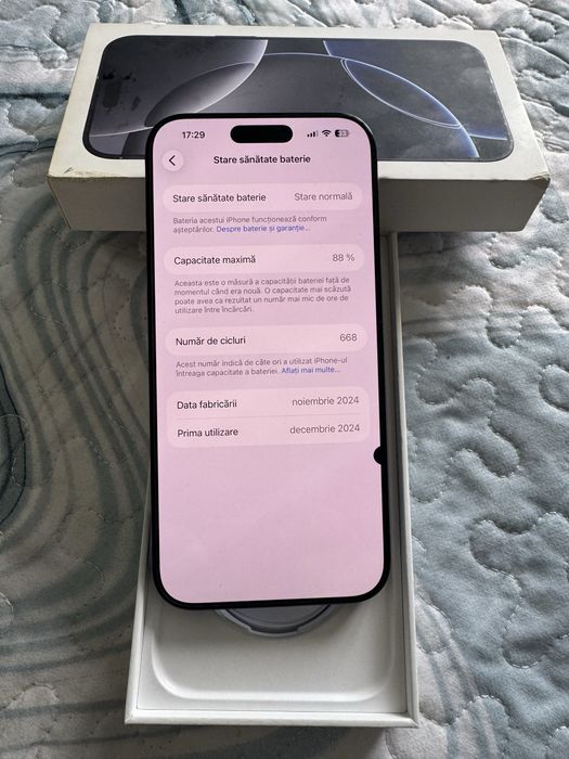 Iphone 16 pro max impecabil