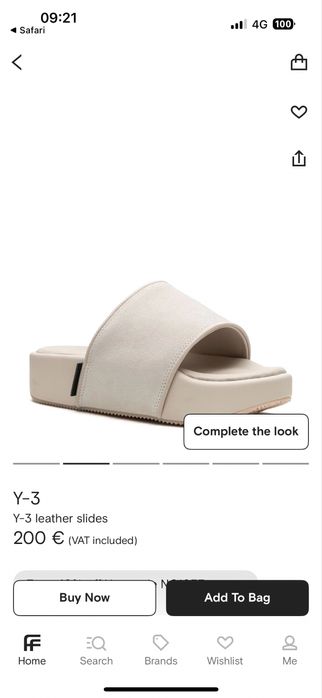 Papuci Y-3 Yohji Yamamoto
