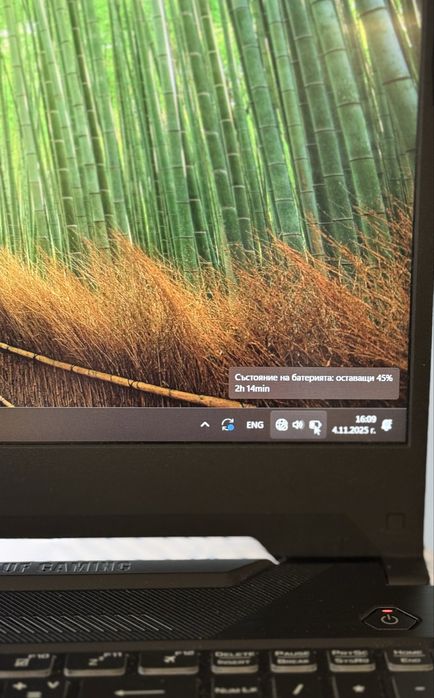 Гейминг лаптоп ASUS Tuf F15 i5-10300H, 8GB RAM, 512GB SSD, GTX1650, 144Hz