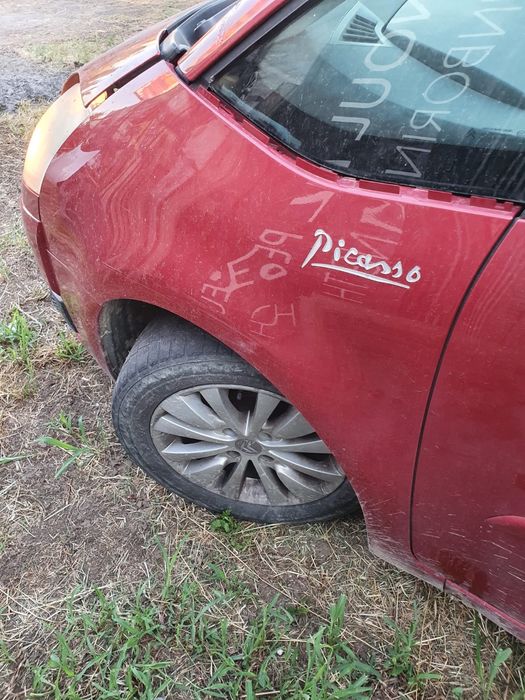 Maneta ștergătoare volan modul frana  de mana bloc lumini Citroen C4