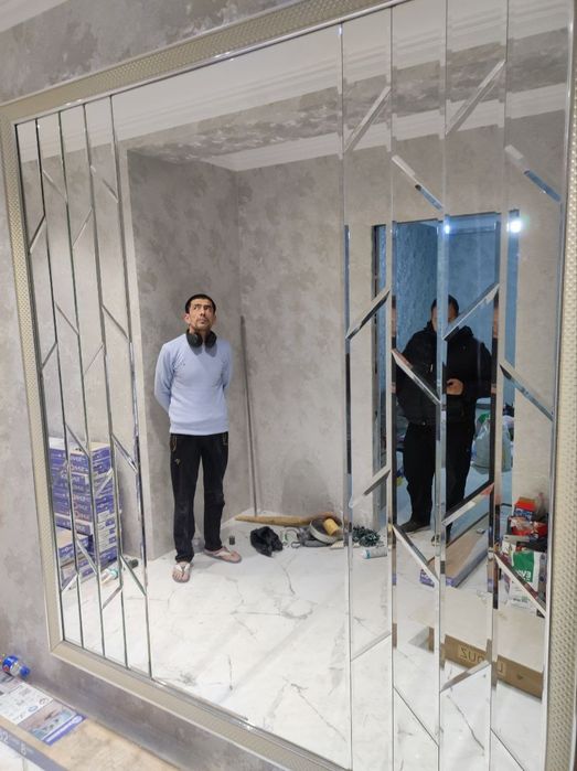 Ойна кесиш хизмати.Vitirina Полк,Зеркала Ромбик Стекло