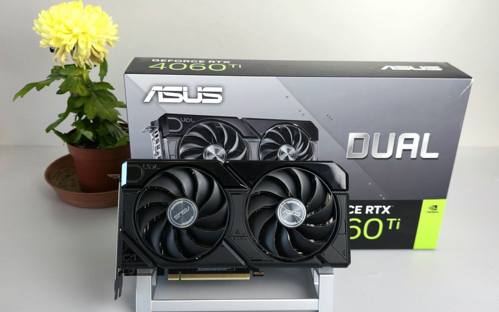Видео карта Asus Dual RTX 4060 ti 8GB GDDR6, Nvidia GeForce