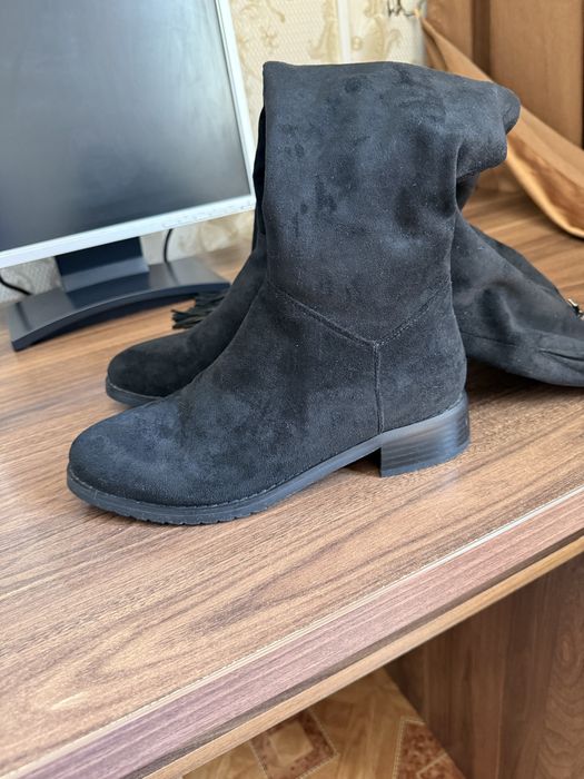 Ботфорты женские замша