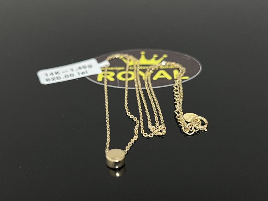 Bijuteria Royal CB : Lănțișor damă aur nou 14k 1,45gr