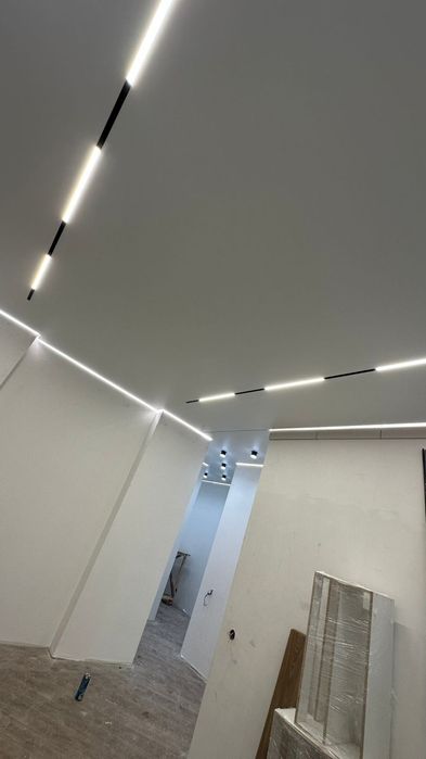 Натяжные потолки по 1500м²