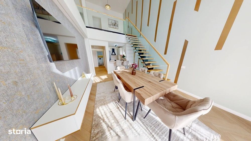Penthouse 5 camere, locatie premium, mobilat si utilat complet