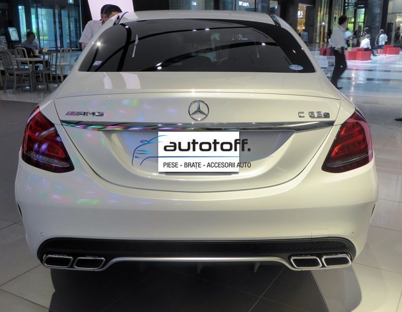 Difuzor bara spate Mercedes W205 C-Class (14-18) C63 Chrome Design