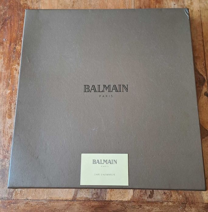 химикалка, органайзер и ключодържател кожени Balmain Paris комплект