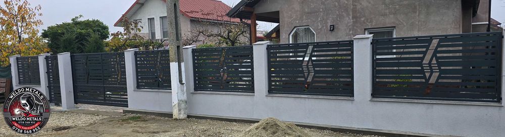 Gard tabla decupata/Porti metalice/Imprejmuire/Porti tabla decupata