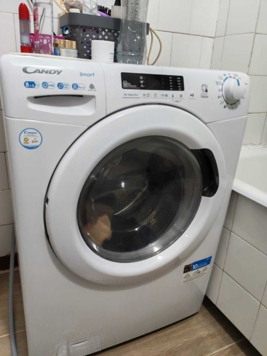 Masina de spalat rufe cu uscator Candy CSWS 4852DWE/1-S, 8 kg spalare, 5 kg uscare cu garantie