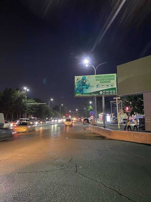 Bilbordlarda reklamalar. Реклама на билбордах. Билбордларда рекламалар