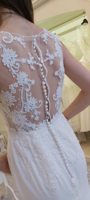 Rochie de mireasa, A-line, marime S