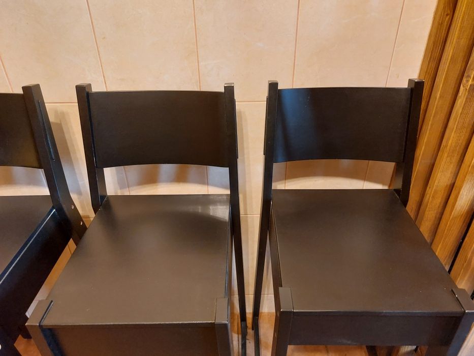 Ansamblu masa bar + 3 scaune