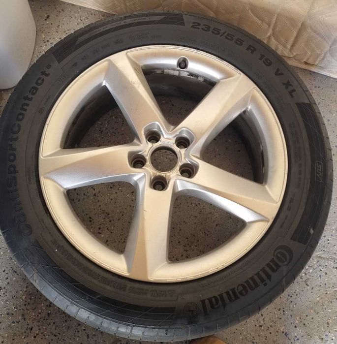Jante 19  Originale Audi cu anvelope de vara Continental