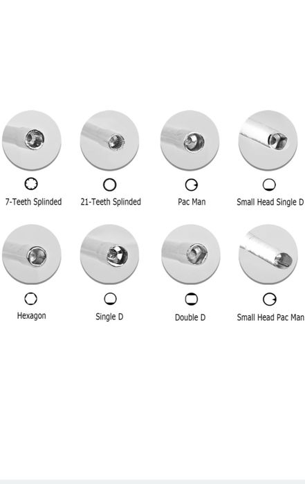 Set 8 Şurubelnițe reglare carburator drujbe,etc