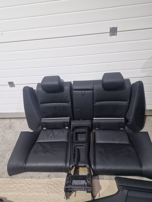 Scaune interior piele neagra recaro sport cu incalzire  bmw e92