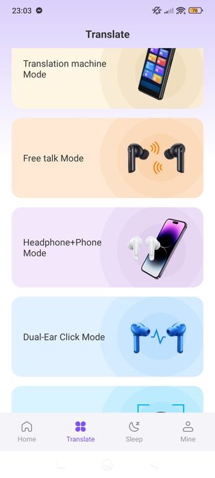 Bluetooth HTC слушалки - преводач