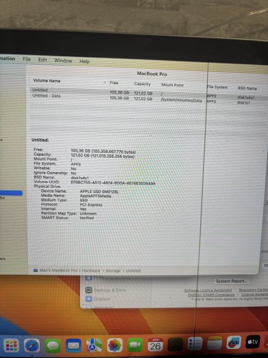 MacBook Pro i5 2.3Ghz 128Gb 8gb Baterie 99%