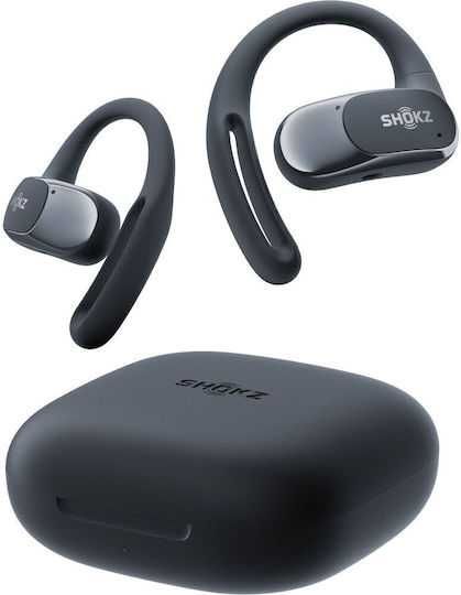 Casti Bluetooth fara fir, Shokz, OpenFit, True Wireless Sport, Negru
