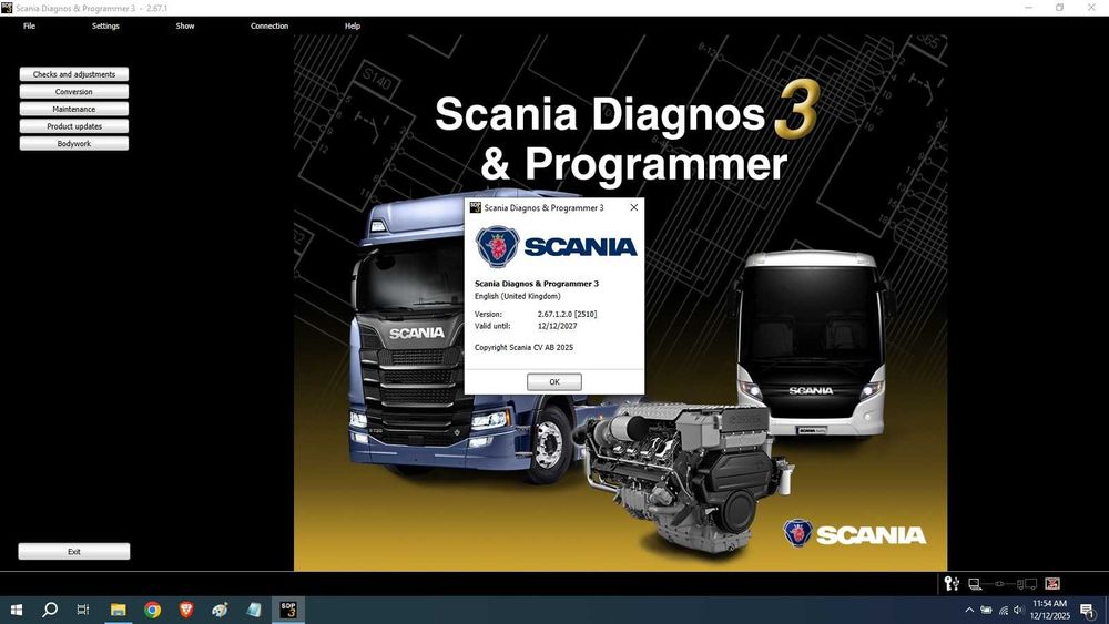 SSD 256Gb Scania SDP-3 v2.67.1 & XCOM v2.54 & Multi v05.2025 & BNS