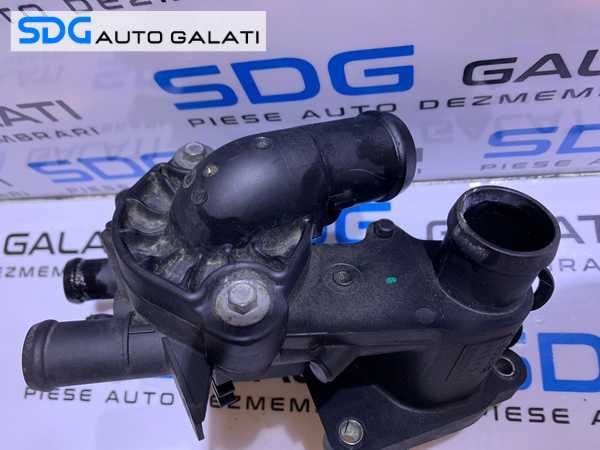 Corp Carcasa Termostat cu Senzor Temperatura Apa Seat Toledo 3 1.4 BXW 2005 - 2009 Cod 032121111BM [N1757]