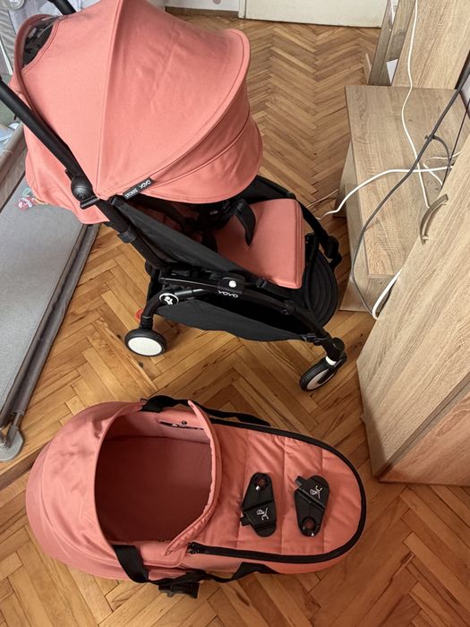 Stokke Yoyo 3 ползвана само 2 месеца като нова, кош (0-6), седалка 6+м