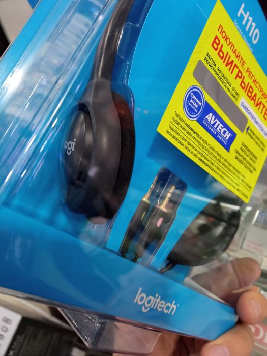 АКЦИЯ достовка по Узб ! Logitech H110 H111 H340 H390 H151 наушник!