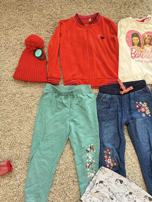 2 Лота от детски дрехи за есен-зима за момиче 98-104 см