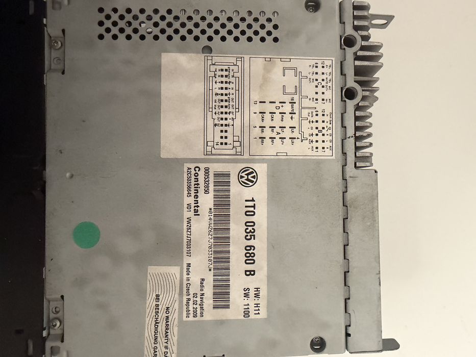 Navigație VW RNS 510 1T0 035 680 B – Originală