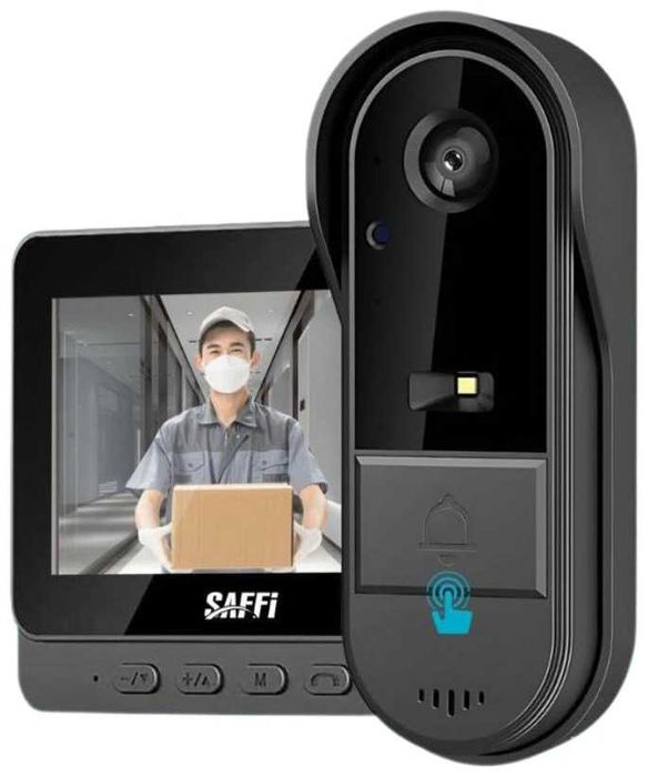 Видеодомофон черный