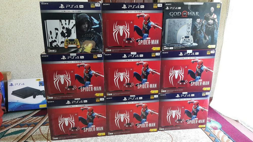 AKSIYA!!! Ps4 PRO《 SPIDER MAN 》Exclusive. { 4K } HDR. 1.TB.
