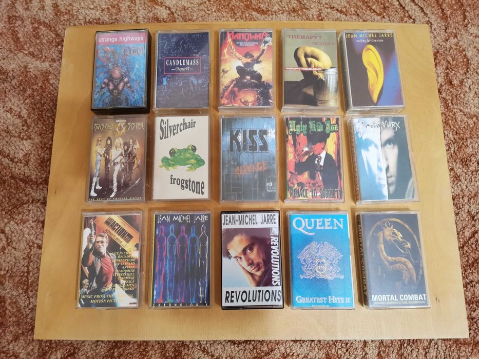 Аудио Касети - метал, рок и поп музика