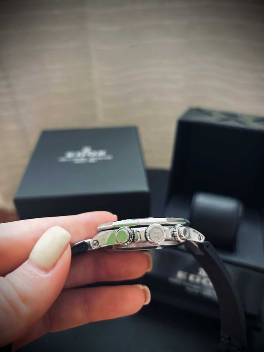 Мъжки часовник с гаранция Edox Delfin 10112 3NCA NIN