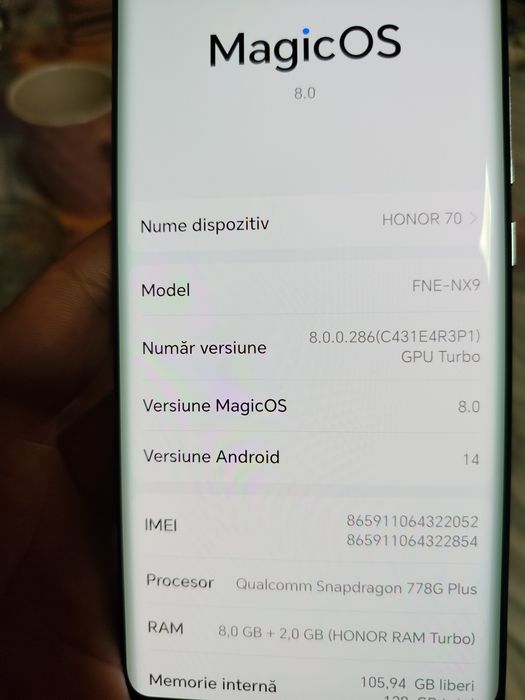 Telefon honor 70