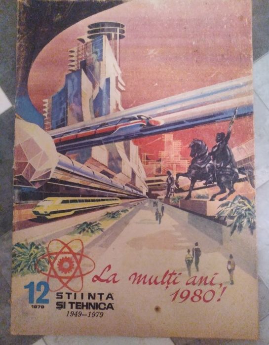 Lot Colecție 21 Reviste Știință și Tehnică 1979-1983 SF / Auto / Retro