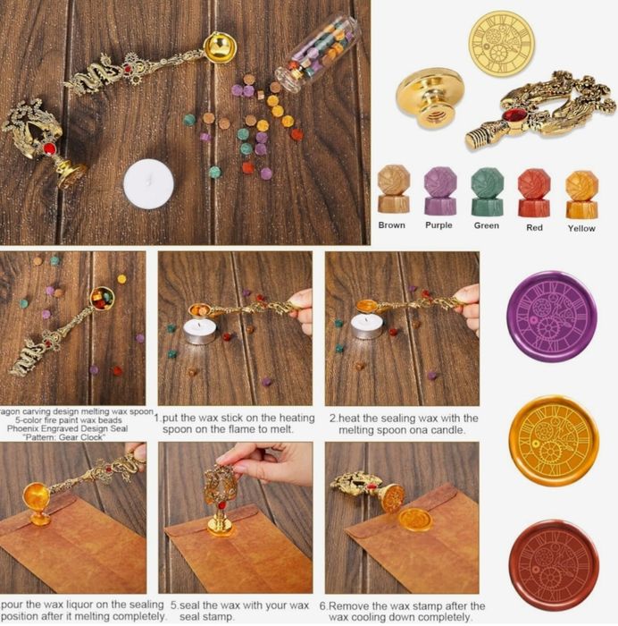 Набор для каллиграфии: перо из натурального пера, чернила, блокнот, 5